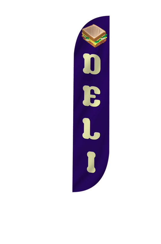 Deli Feather Flag Blue 