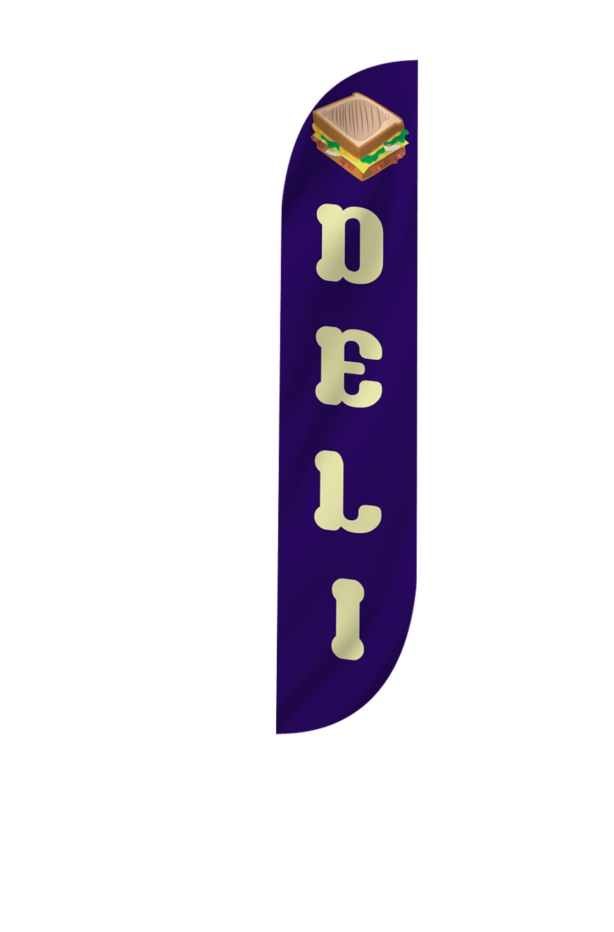 Deli Feather Flag Blue 