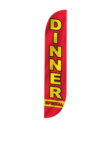 Dinner Special Feather Flag Red 