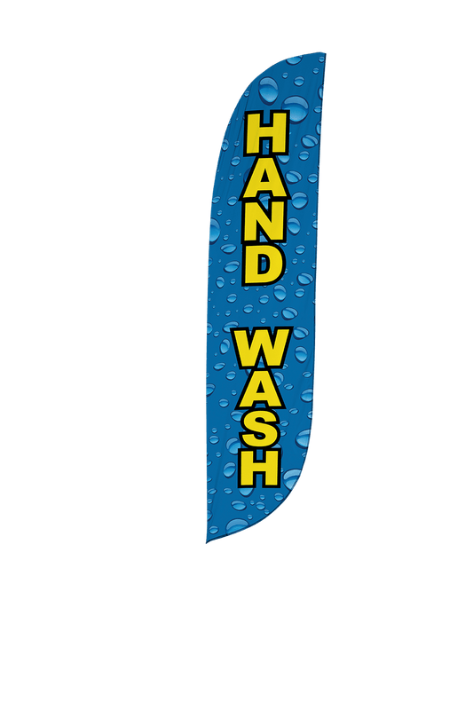 Car Wash Feather Flag 