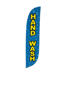 Car Wash Feather Flag 