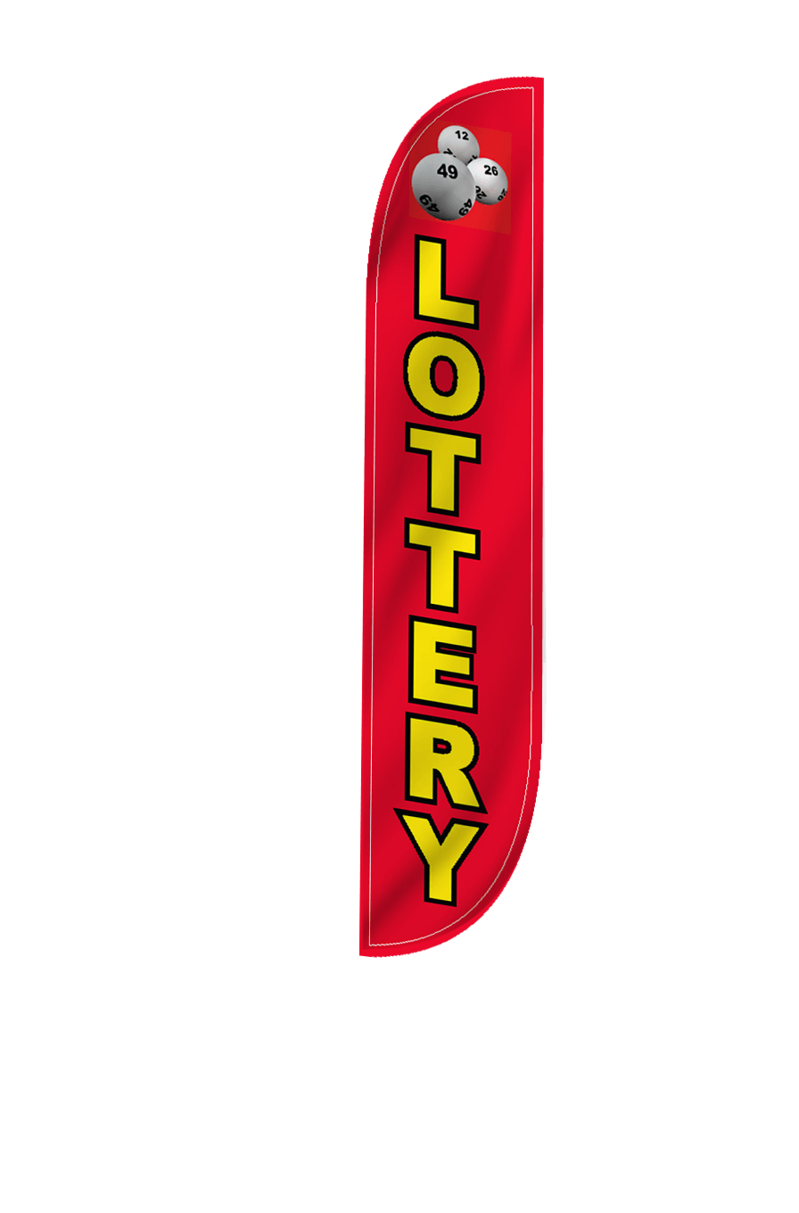 Lottery Feather Flag Red 