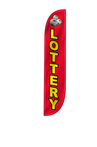 Lottery Feather Flag Red 