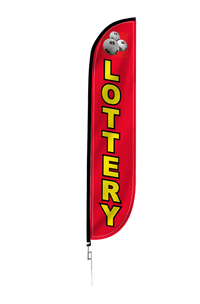 Lottery Feather Flag Red 