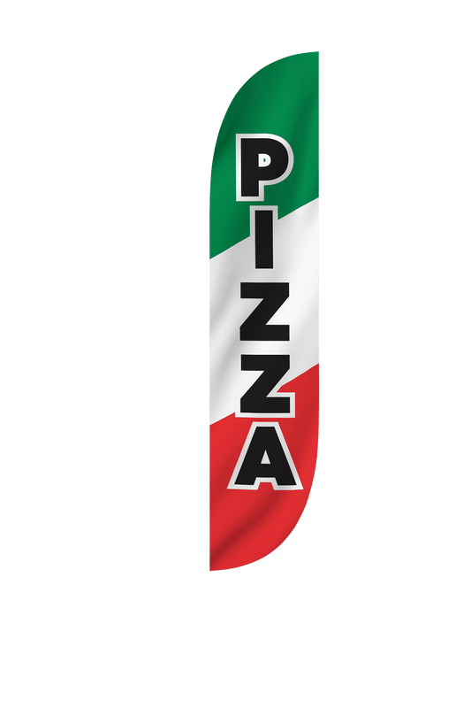 Pizza Feather Flag 