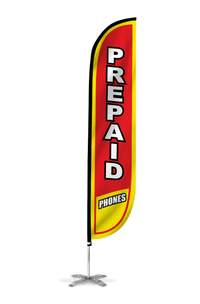 Prepaid Phones Feather Flag 