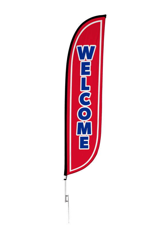 Welcome Feather Flag 