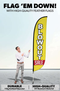 Blowout Sale Feather Flag 