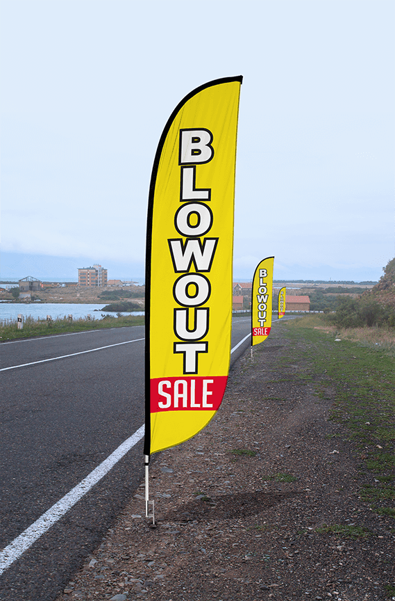 Blowout Sale Feather Flag 