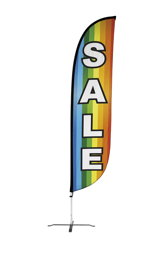 Sale Feather Flag Rainbow 