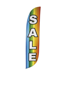 Sale Feather Flag Rainbow 