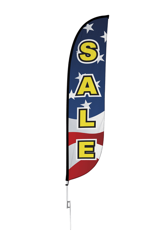 Sale Feather Flag Red White Blue 