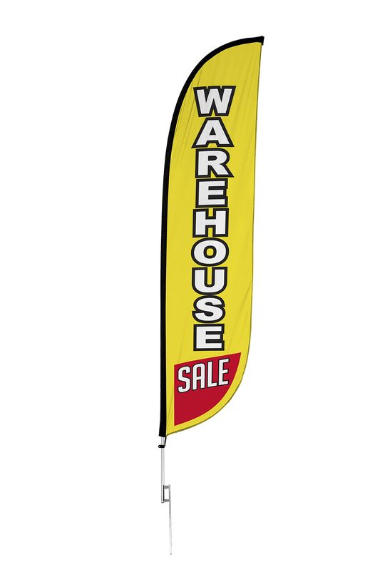 Warehouse Sale Feather Flag 