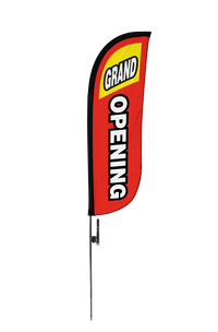 Grand Opening Feather Flag 