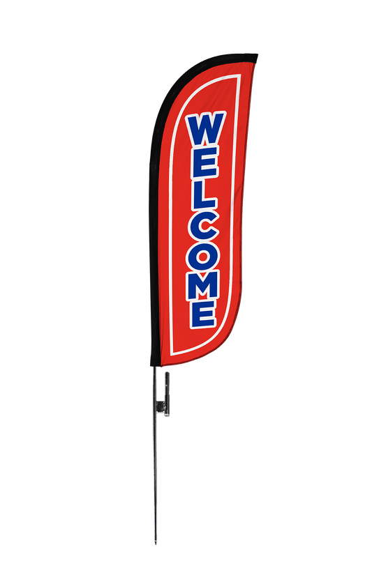 Welcome Feather Flag 