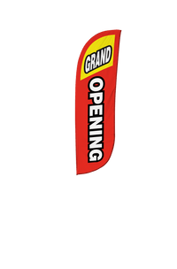 Grand Opening Feather Flag 