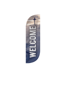 Welcome Church Feather Flag 