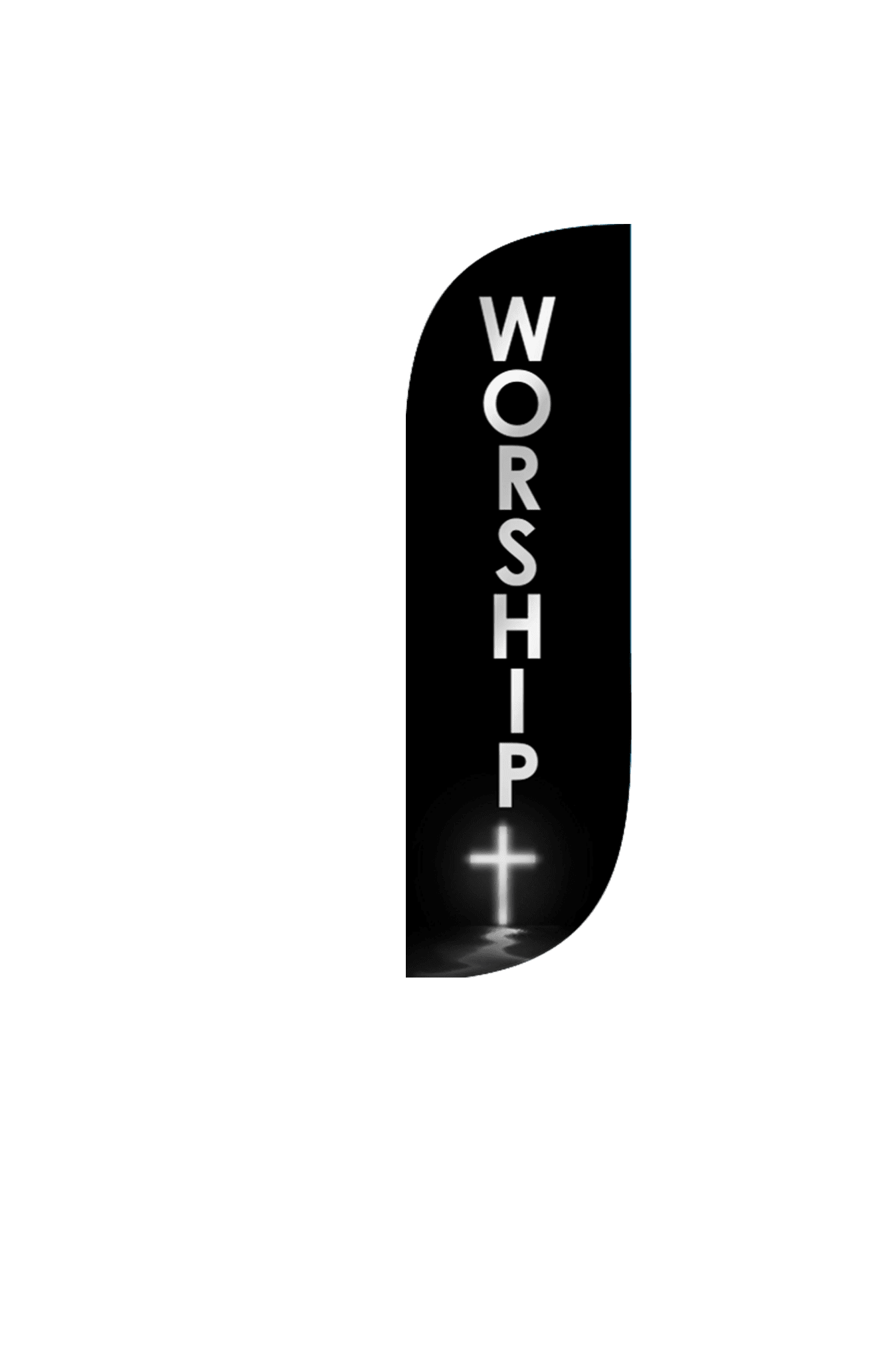 Worship Feather Flag 