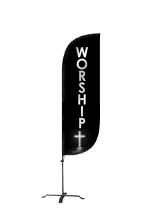 Worship Feather Flag 10M5000131