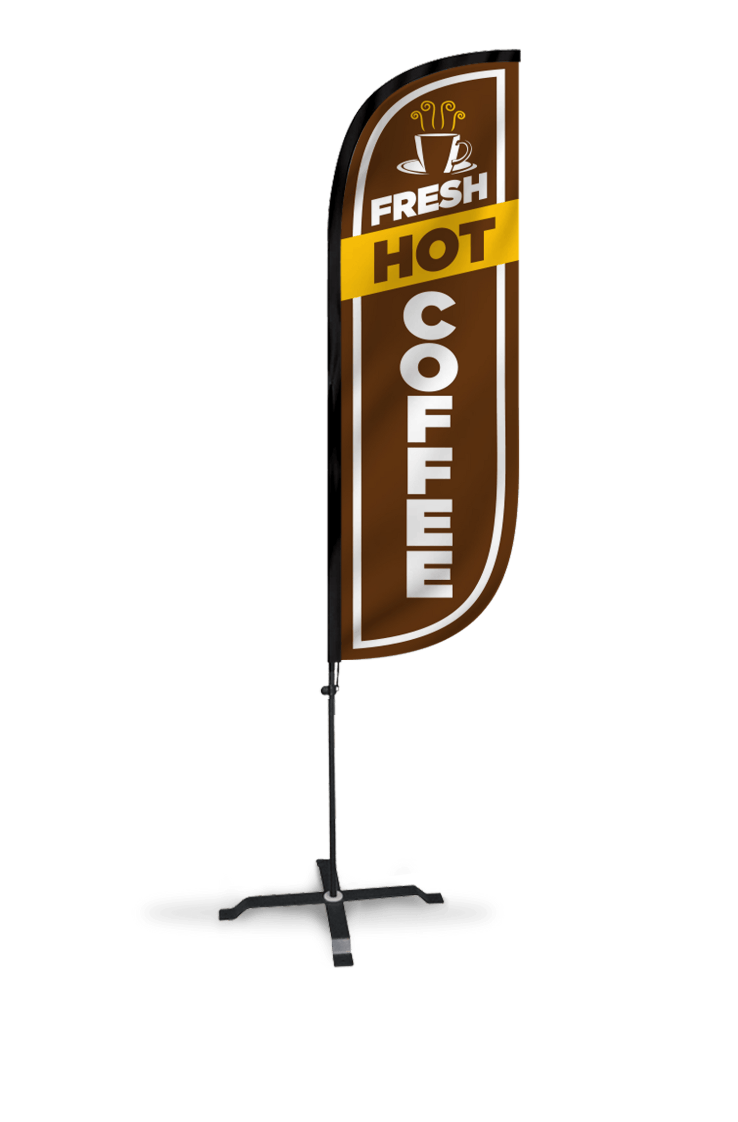 Fresh Hot Coffee Feather Flag 10M5000052