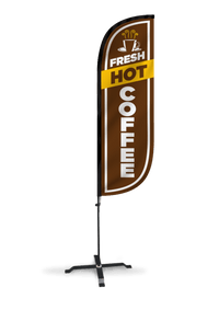 Fresh Hot Coffee Feather Flag 10M5000052