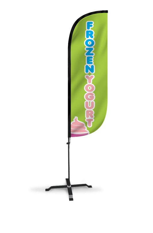 Frozen Yogurt Feather Flag 10M5000054