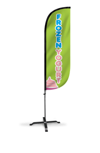 Frozen Yogurt Feather Flag 10M5000054