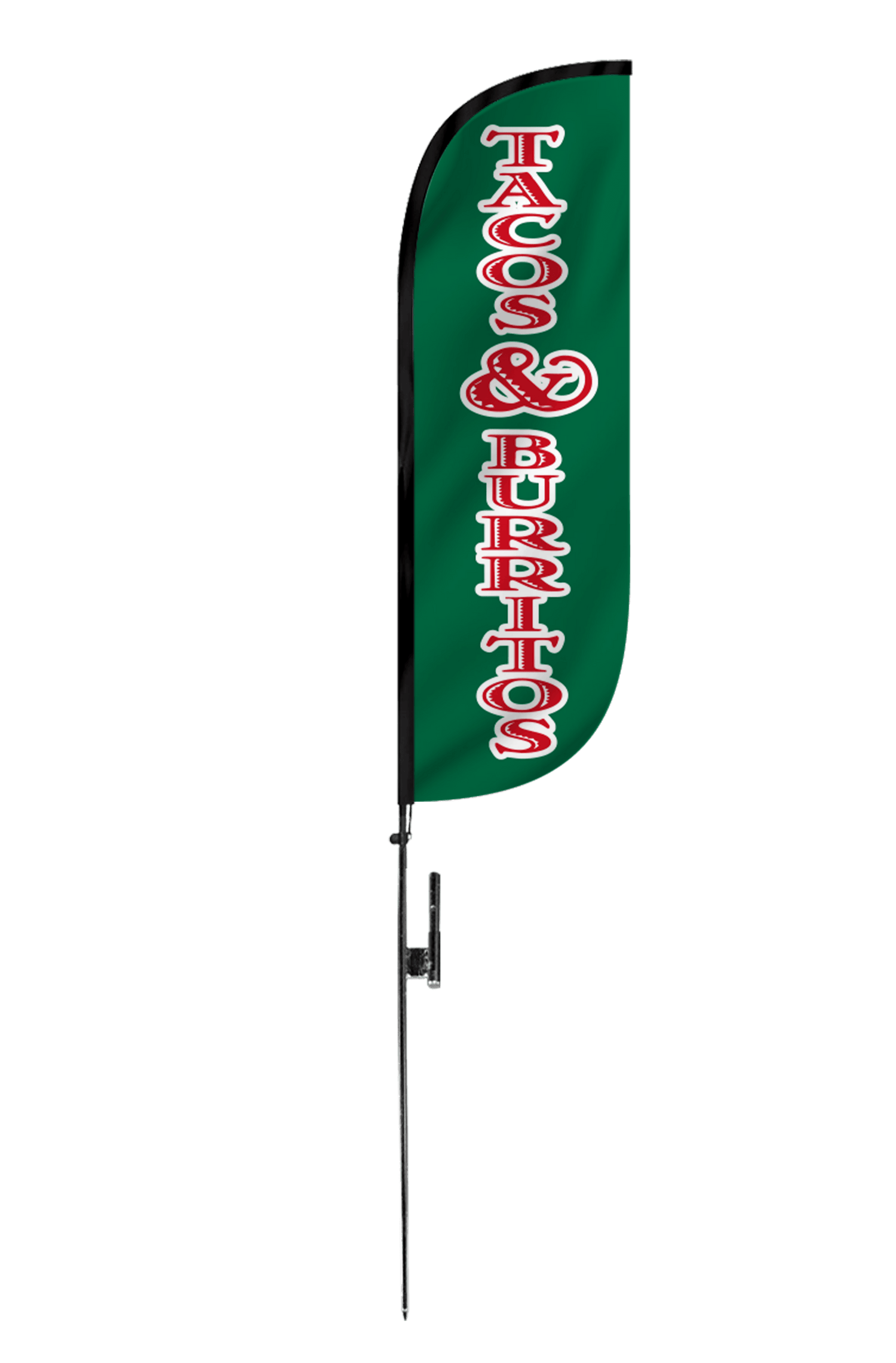 Tacos & Burritos Feather Flag 