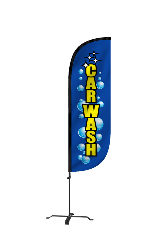 Car Wash Feather Flag 10M5000046