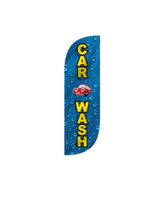 Car Wash Feather Flag 