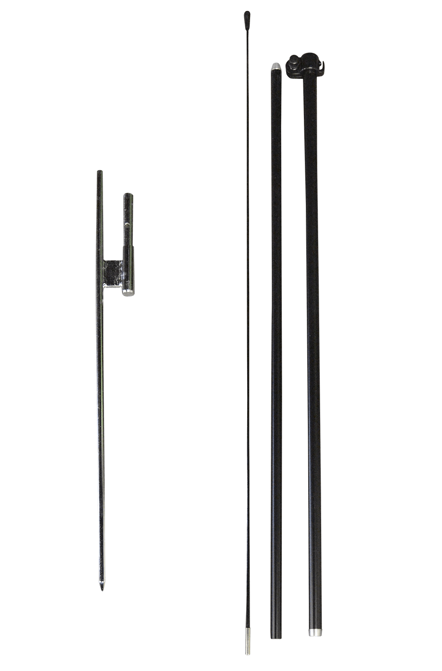 5ft Feather Flag Ground Spike Pole Set 