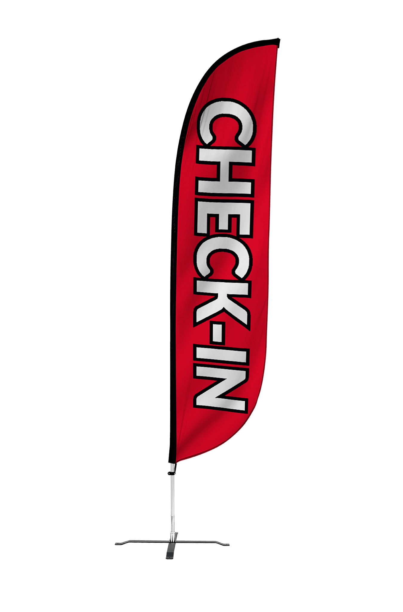 Check-In Feather Flag 