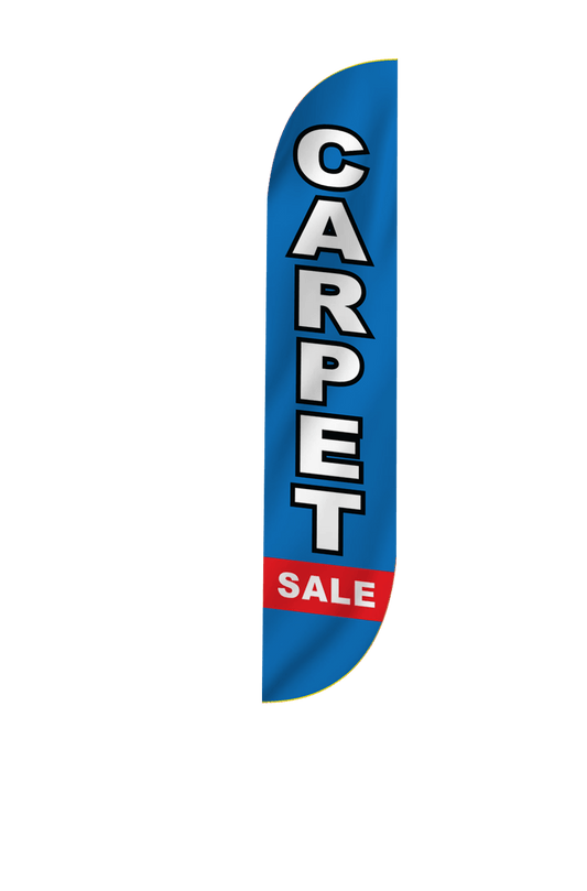 Carpet Sale Feather Flag Blue & Red 