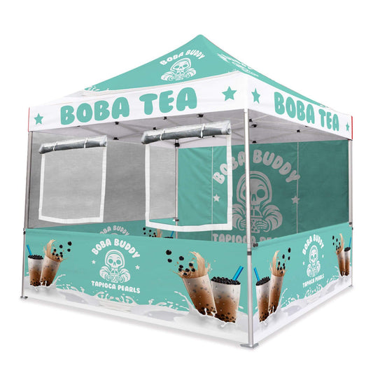 Custom Food Concession Canopy Tent Package 