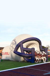 Inflatable Football Helmet Tunnel 