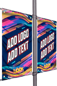 Custom Light Pole Banner 