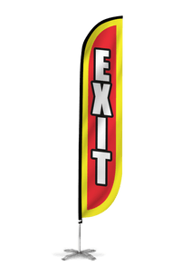 Exit Feather Flag 10M1200080