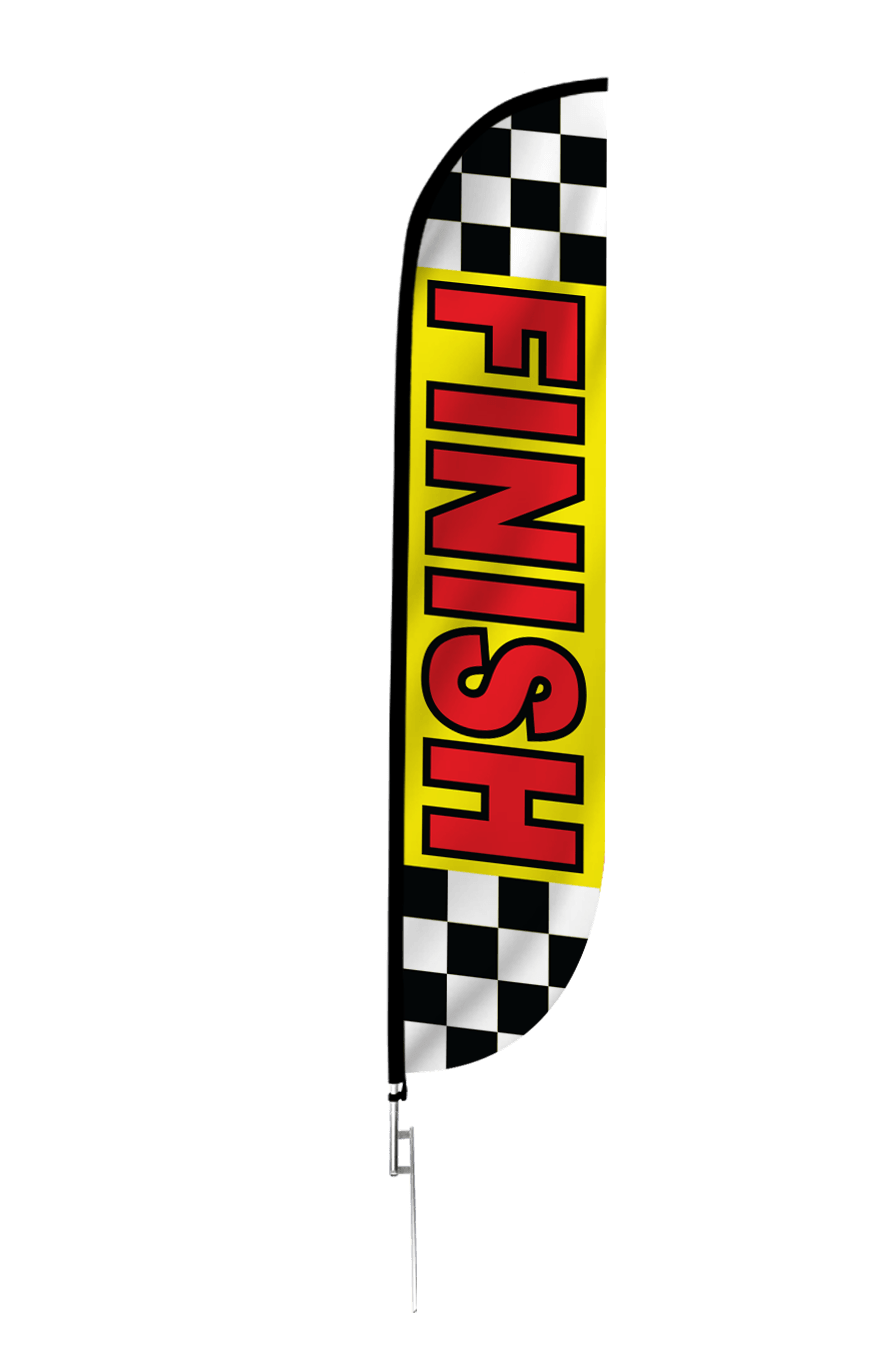 Finish Feather Flag 