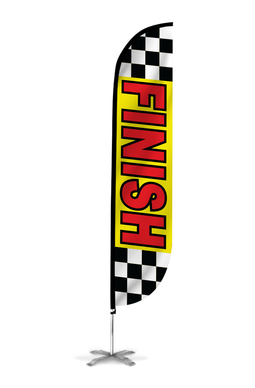 Finish Feather Flag 