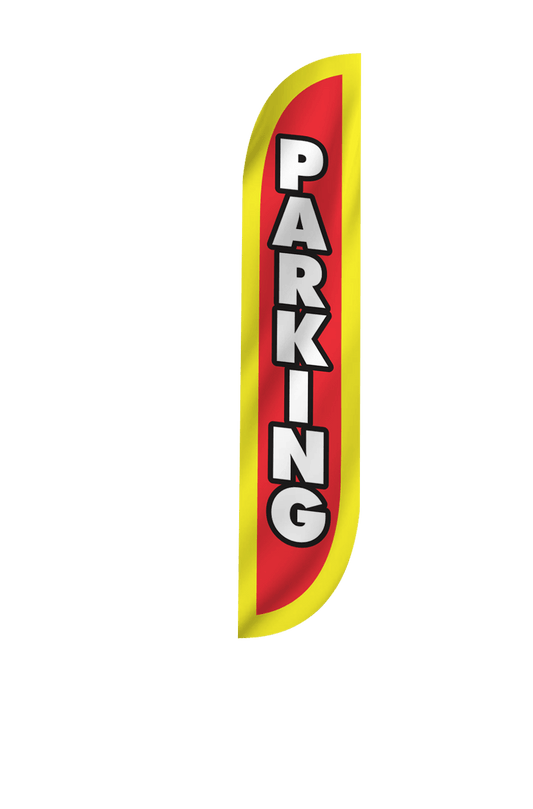 Parking Feather Flag 