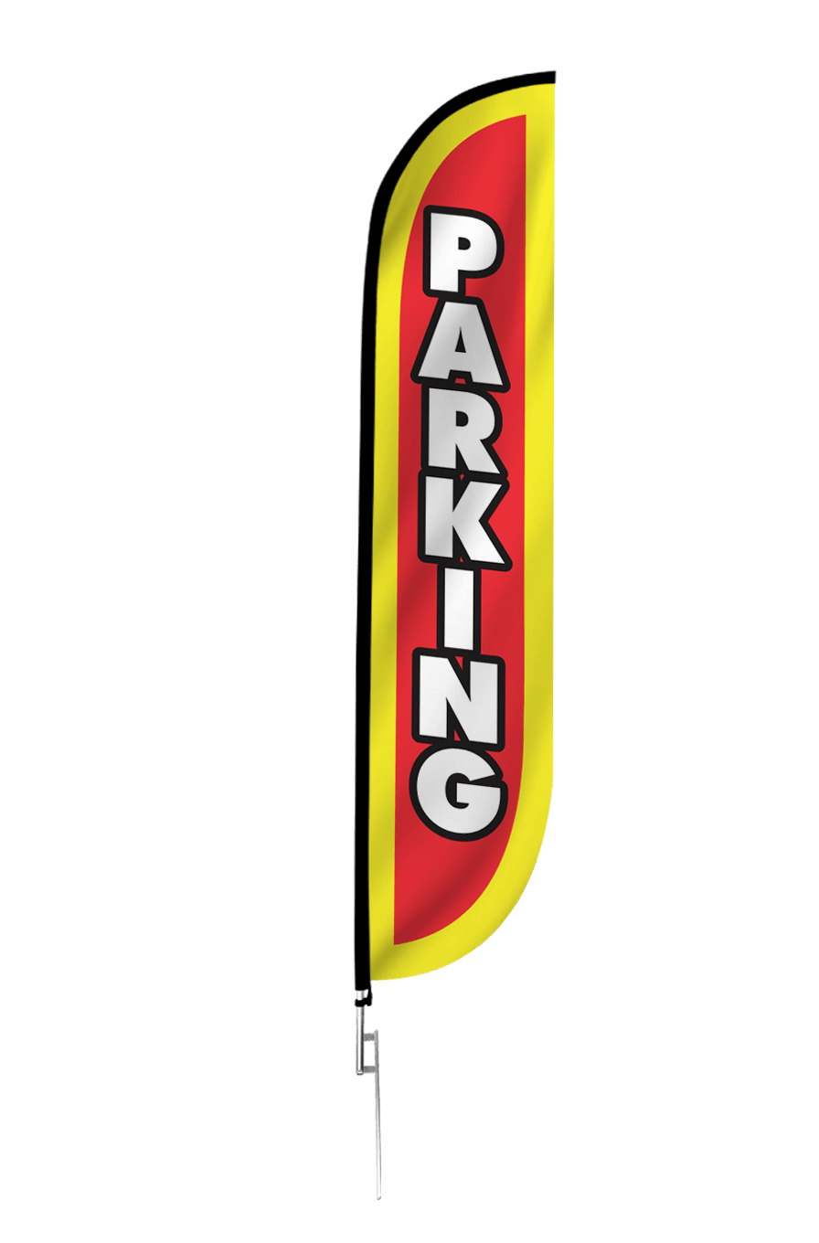 Parking Feather Flag 