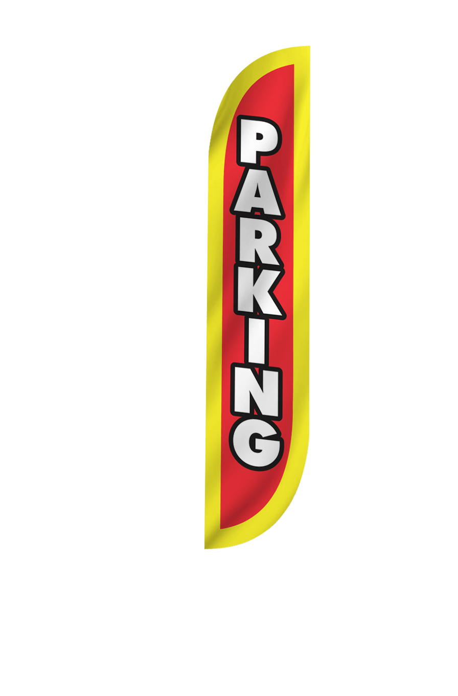 Parking Feather Flag 